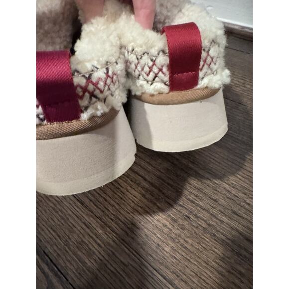 UGG Tazz Braid Platform Slippers Sandals 'Natural' Women's Size 9 NEW - Picture 6 of 16